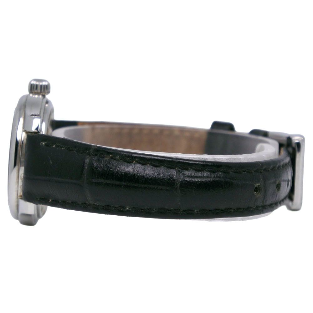 Fendi Orologi Stainless Steel Leather Quartz Analog Display Black Dial Watch — view 4