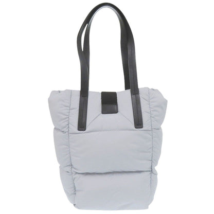Moncler Tote Small Nylon Leather Blue Black Shoulder Bag — view 2