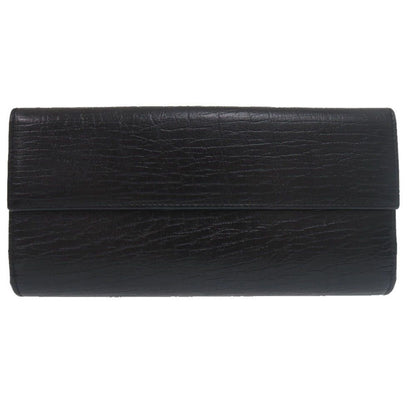 Gucci Bambu Bifold Wallet Leather Black Brown — view 3