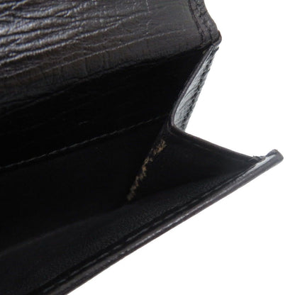 Gucci Bambu Bifold Wallet Leather Black Brown — view 8