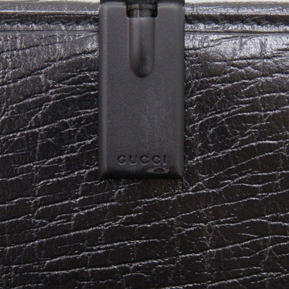 Gucci Bambu Bifold Wallet Leather Black Brown — view 7