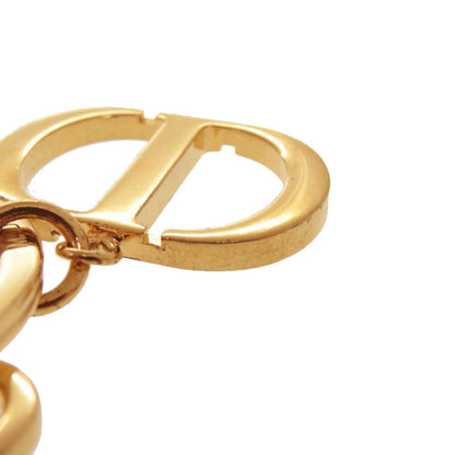 Dior Cannage Star Key Holder Gold Leather Charm — view 6