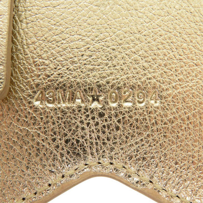 Dior Cannage Star Key Holder Gold Leather Charm — view 8