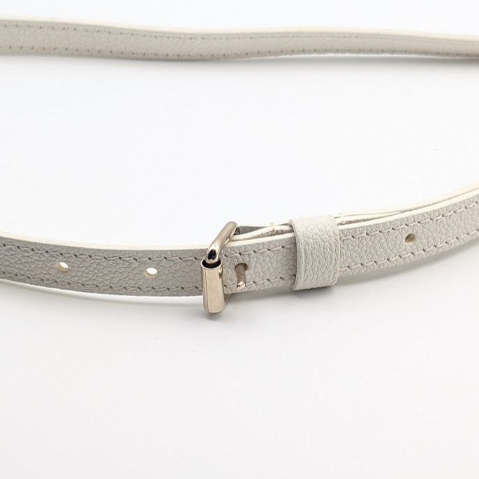 Louis Vuitton Chain Shoulder Strap Speedy Bandouliere Empreinte Leather White — view 4