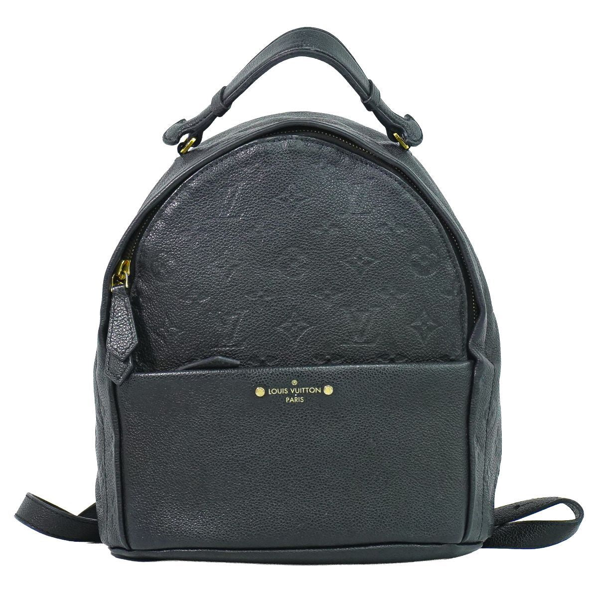 Louis Vuitton LV Sorbonne Monogram Empreinte Leather Backpack Noir