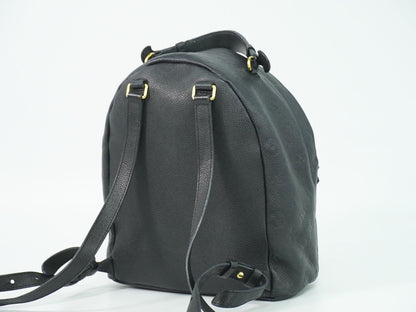 Louis Vuitton LV Sorbonne Monogram Empreinte Leather Backpack Noir — view 2