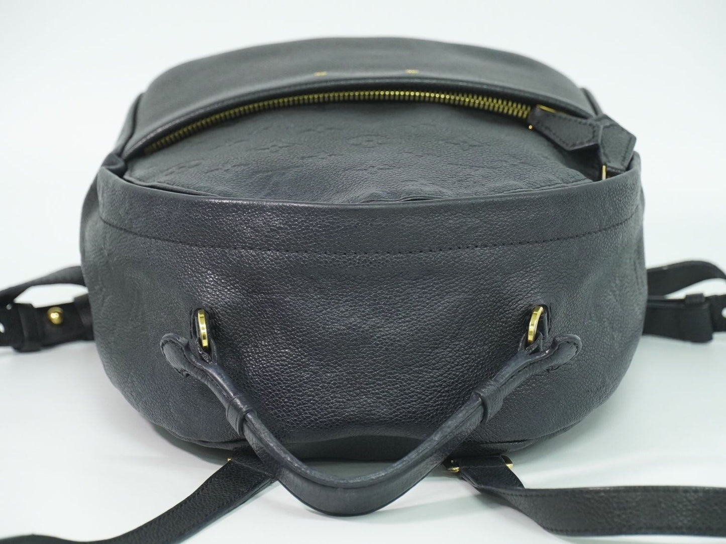 Louis Vuitton LV Sorbonne Monogram Empreinte Leather Backpack Noir — view 5