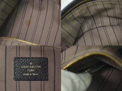 Louis Vuitton LV Sorbonne Monogram Empreinte Leather Backpack Noir — view 9