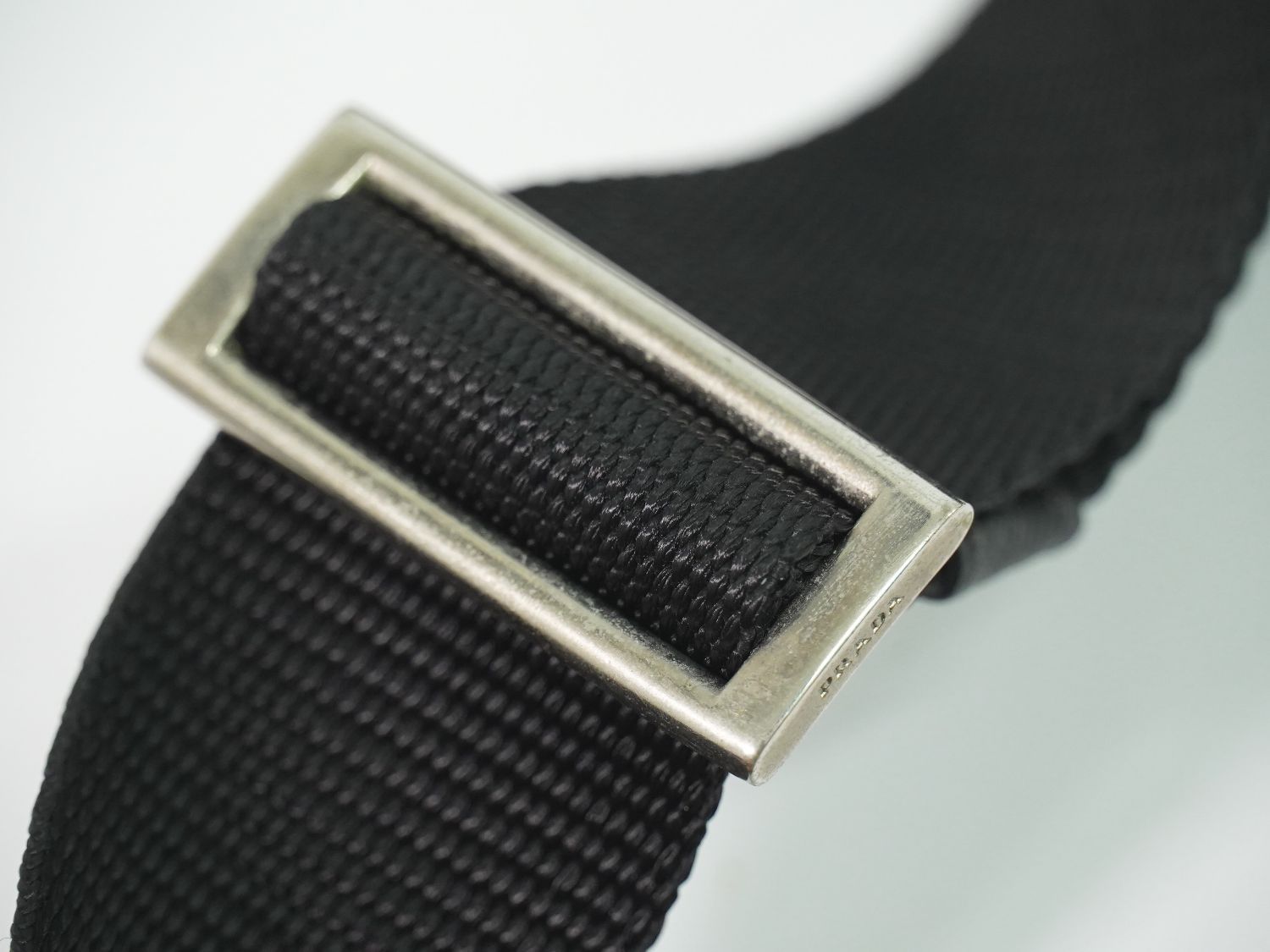 Prada Nylon Shoulder Bag Pochette Black — view 5