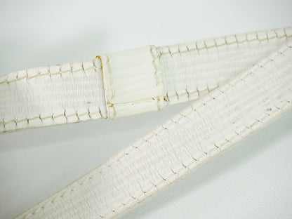Fendi Leather Shoulder Bag Pochette White — view 5