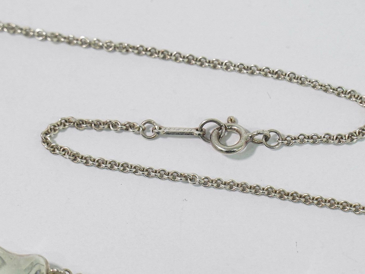 Tiffany & Co Triple Bean 925 Necklace Pendant Silver — view 3