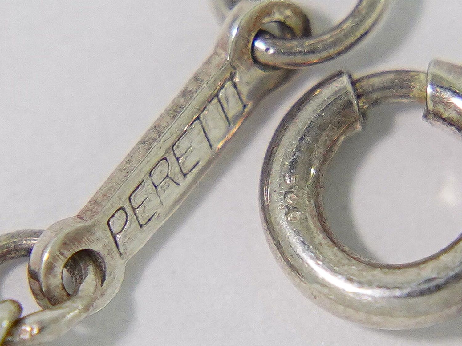 Tiffany & Co Triple Bean 925 Necklace Pendant Silver — view 7