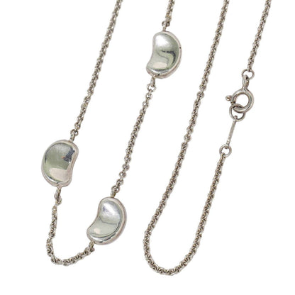 Tiffany & Co Triple Bean 925 Necklace Pendant Silver