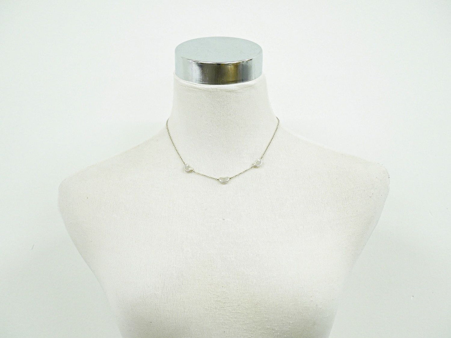 Tiffany & Co Triple Bean 925 Necklace Pendant Silver — view 6