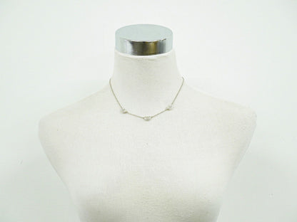 Tiffany & Co Triple Bean 925 Necklace Pendant Silver — view 6