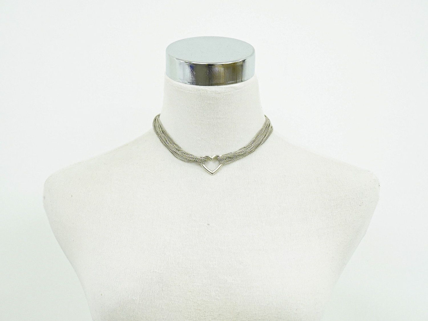 Tiffany & Co Open Heart Toggle 925 Necklace Pendant Silver — view 8