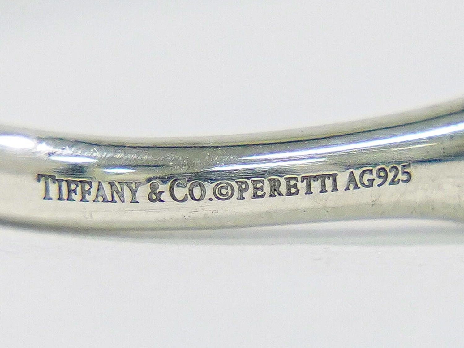 Tiffany & Co Open Heart Earrings Silver — view 8