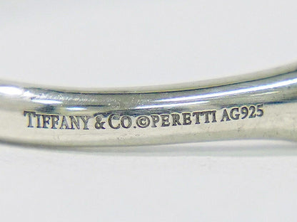 Tiffany & Co Open Heart Earrings Silver — view 8