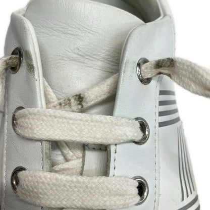 Hermes Sneakers 37 Avantage White Silver Leather — view 8