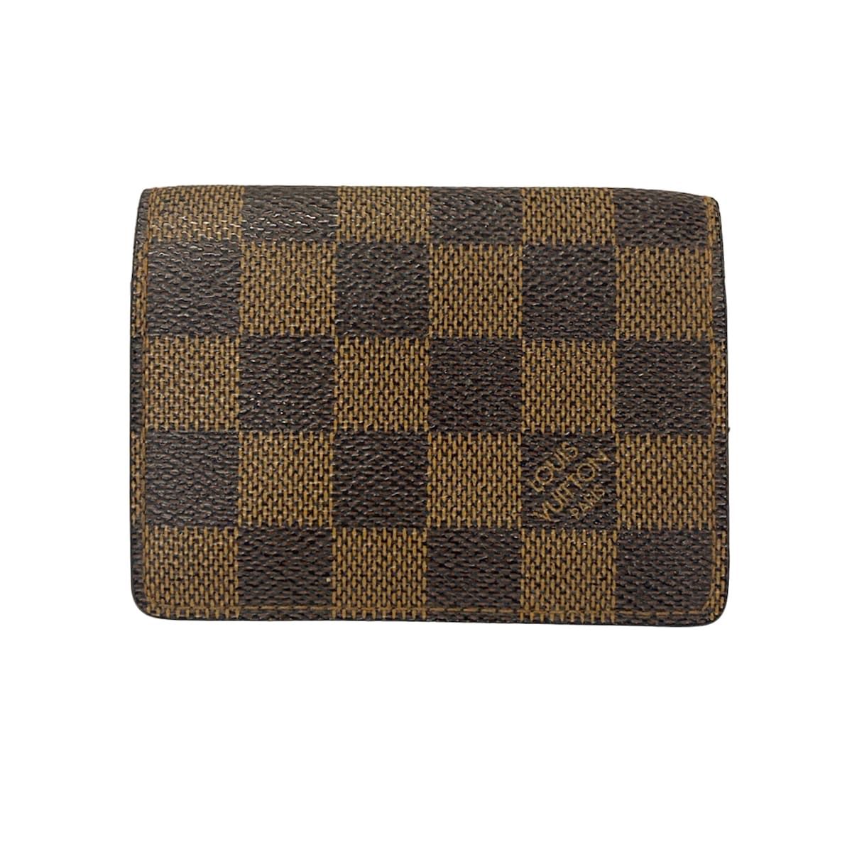 Louis Vuitton Card Case Damier Business Holder Ebene