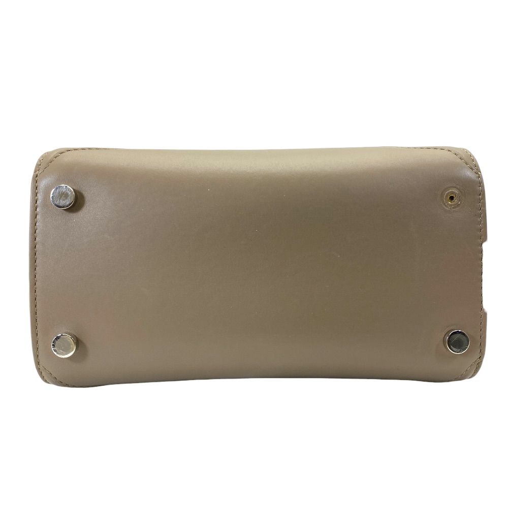 Loro Piana Sesia Micro Mini Boston Bag Shoulder 2-Way Leather Beige Daily — view 5