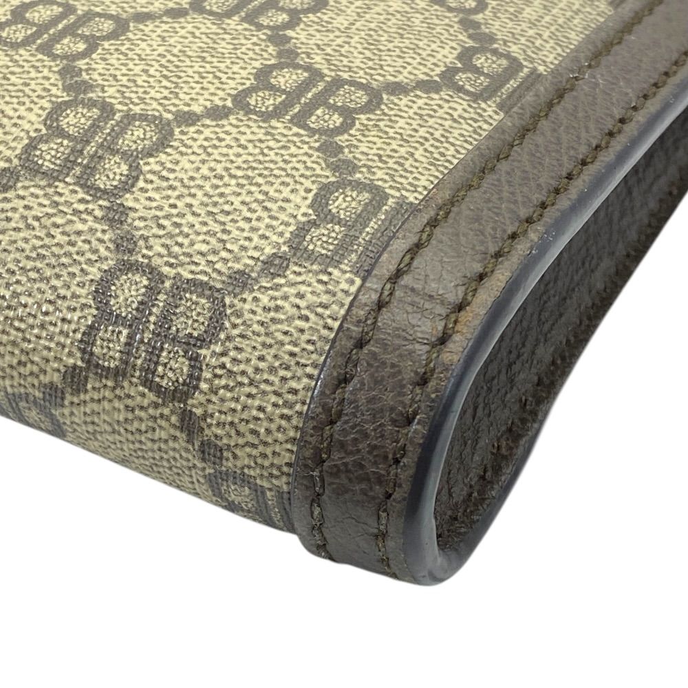 Gucci Collaboration Zahakka Project Clutch Logo Canvas Leather Slim Lightweight — view 4