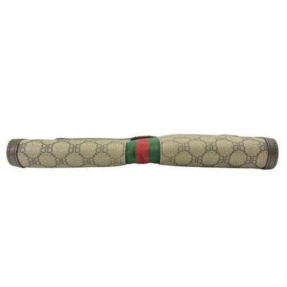 Gucci Collaboration Zahakka Project Clutch Logo Canvas Leather Slim Lightweight — view 3