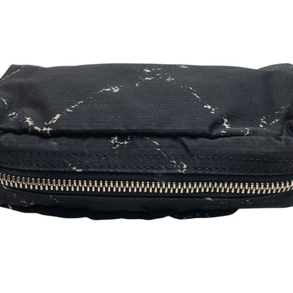 Chanel Travel Line Makeup Pouch Multi Nylon Black White Lightweight Compact — view 7