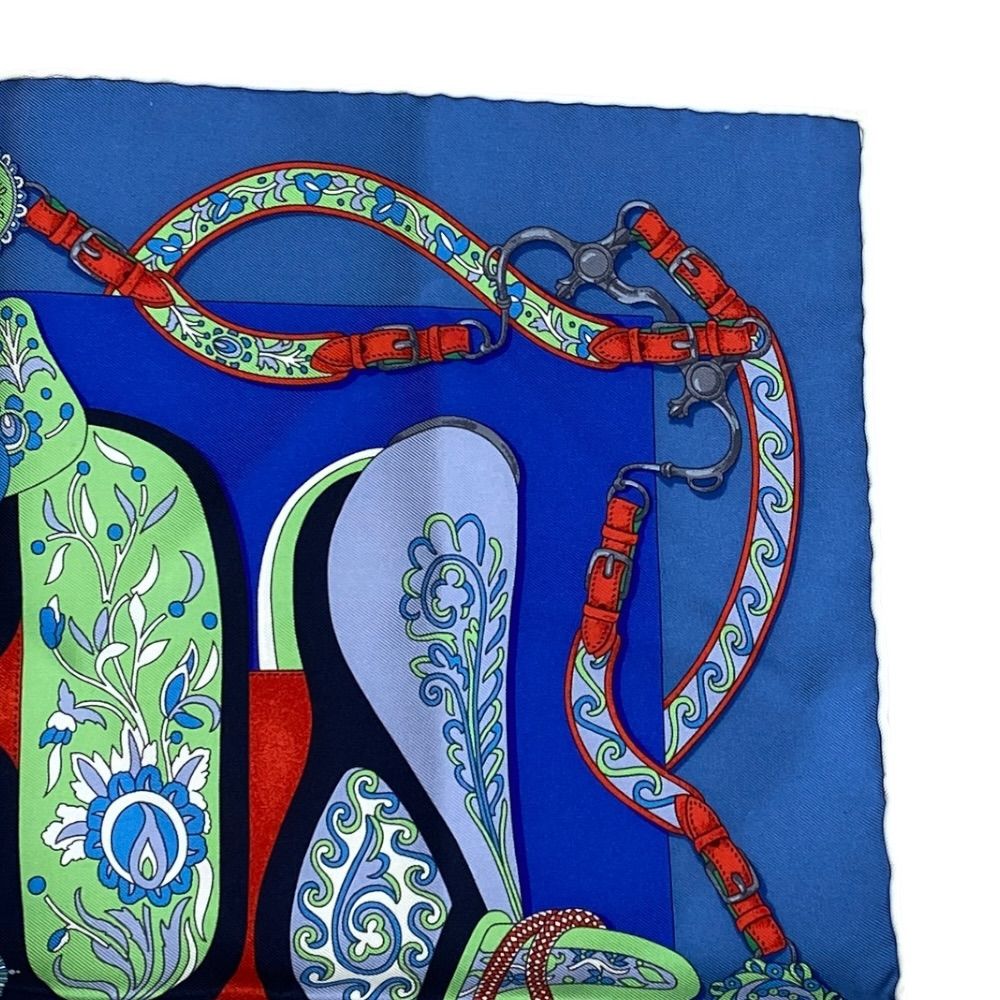 Hermes Carre 45 Petit Scarf Bandana Festival Des Amazones Amazon Allover — view 2