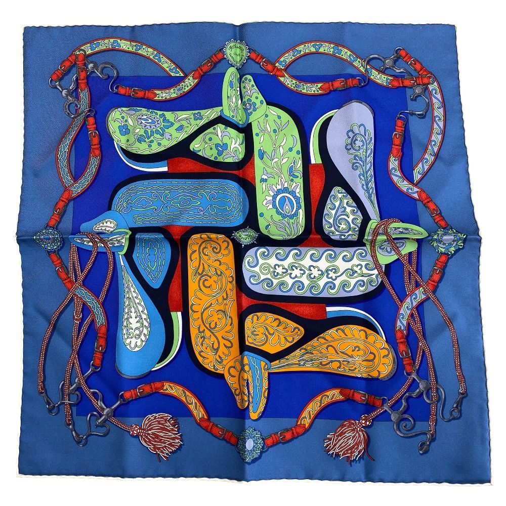 Hermes Carre 45 Petit Scarf Bandana Festival Des Amazones Amazon Allover
