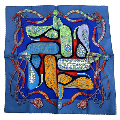 Hermes Carre 45 Petit Scarf Bandana Festival Des Amazones Amazon Allover