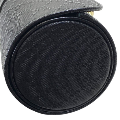 Gucci Diamante Travel Watch Case Logo Leather Black Compact Lightweight — view 3