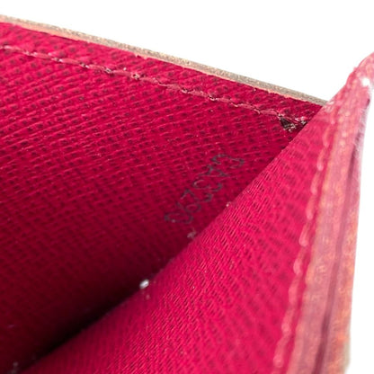 Louis Vuitton Monogram Card Holder Sample Case Canvas Leather Fuchsia Compact — view 8