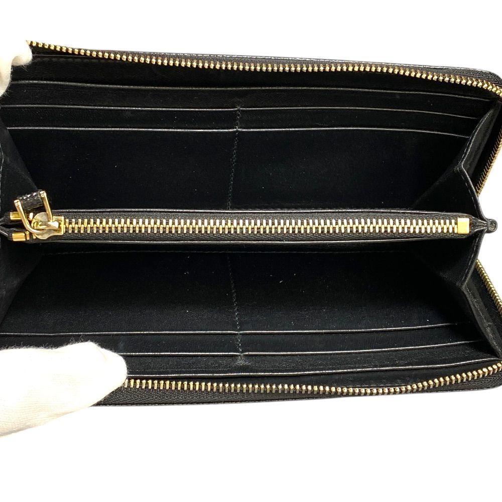 Bvlgari Wallet L-shaped Zipper Leather Black Business Daily Capacity Easy to — view 5