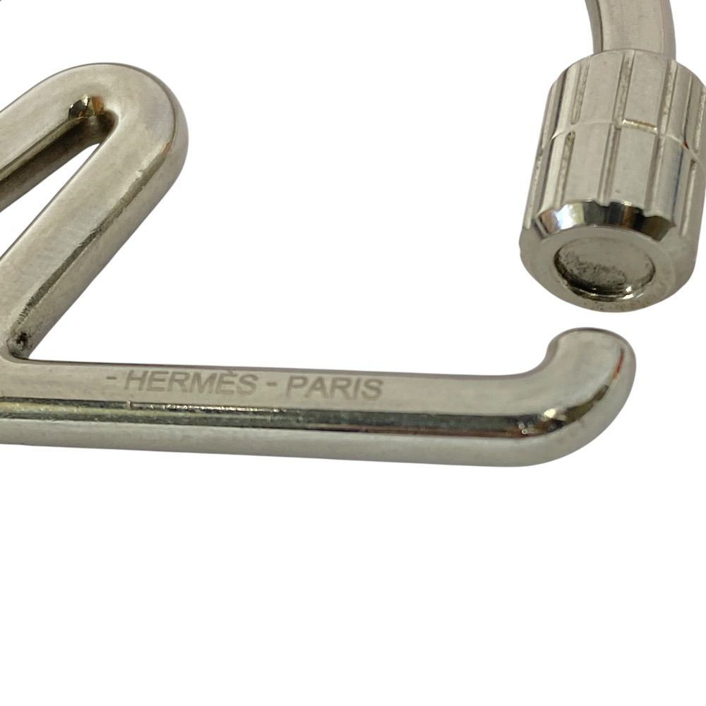 Hermes Cheval Key Ring Key Holder Charm Horse Hose Stainless Steel Silver Bag — view 4