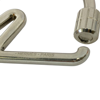 Hermes Cheval Key Ring Key Holder Charm Horse Hose Stainless Steel Silver Bag — view 4