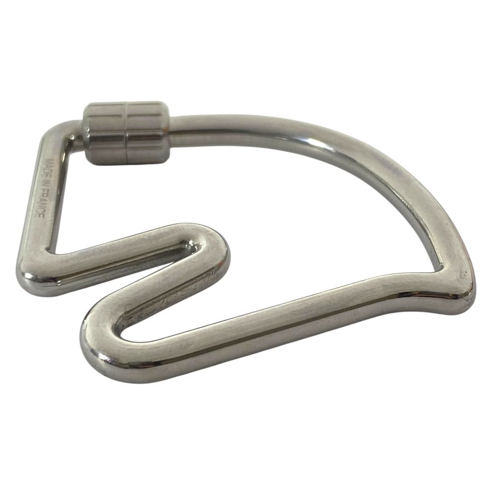 Hermes Cheval Key Ring Key Holder Charm Horse Hose Stainless Steel Silver Bag — view 5