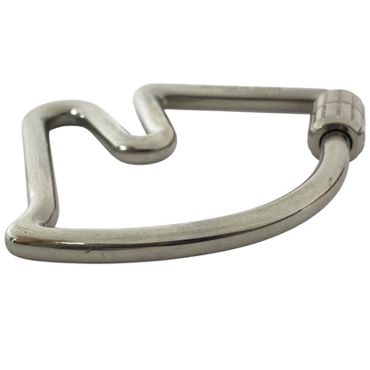 Hermes Cheval Key Ring Key Holder Charm Horse Hose Stainless Steel Silver Bag — view 6