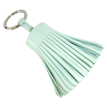 Hermes Carmen Tassel Key Holder Key Sling Bag Charm Amyo Milo Leather Light — view 2