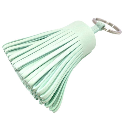 Hermes Carmen Tassel Key Holder Key Sling Bag Charm Amyo Milo Leather Light — view 7