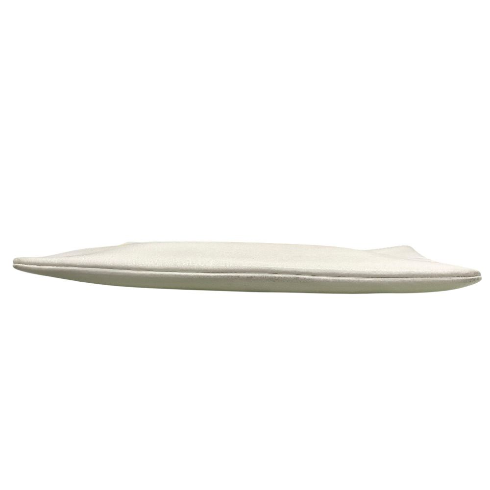 Balenciaga Shopping Clip M Clutch Logo White Slim Lightweight Practical — view 5