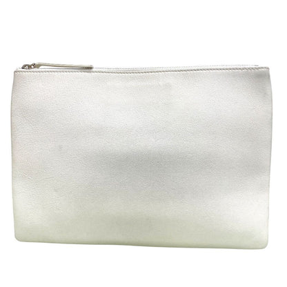 Balenciaga Shopping Clip M Clutch Logo White Slim Lightweight Practical — view 2