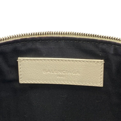 Balenciaga Shopping Clip M Clutch Logo White Slim Lightweight Practical — view 7