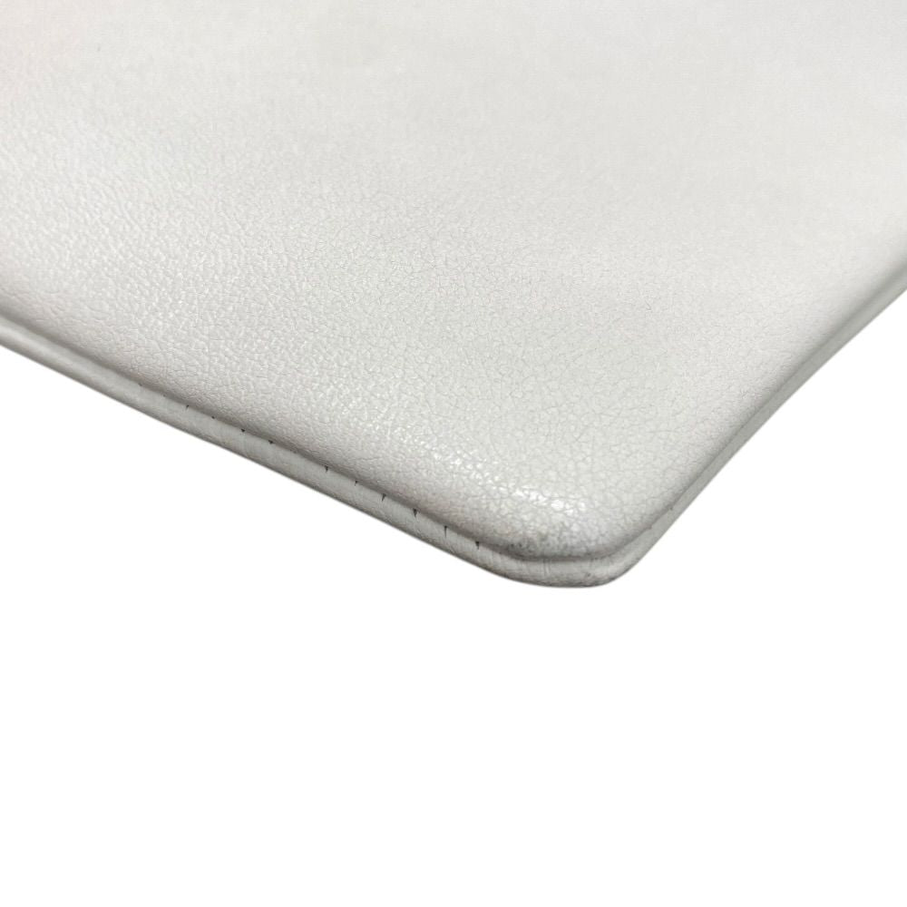 Balenciaga Shopping Clip M Clutch Logo White Slim Lightweight Practical — view 4