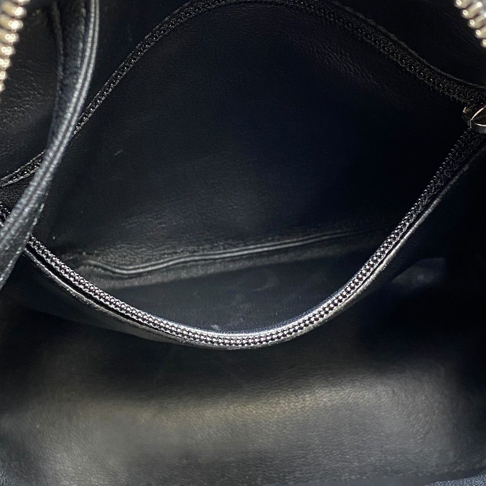 Chanel Sequin Waterfall Backpack CC Logo Gray Black Silver Lightweight Practical — view 8