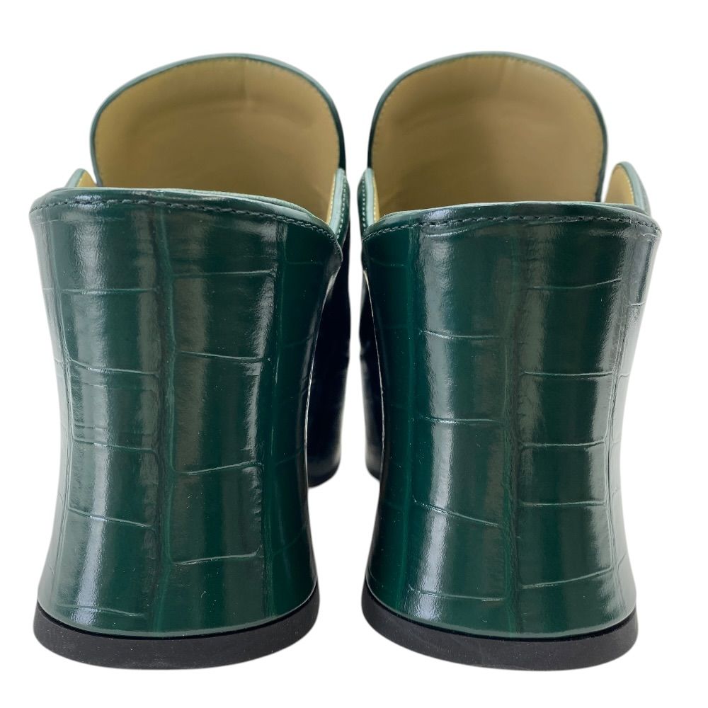 Bottega Veneta Wedge Clog Sandals Sabot Croco — view 4