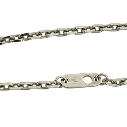 Louis Vuitton Pendant LV Glove Necklace Silver Crystal Metal Gorgeous — view 7