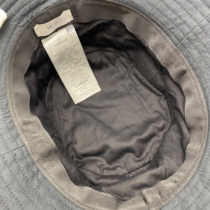 Dior Bucket Hat Pa-ray-for-gi-o-chien's Collaboration Hat All Over Pattern Blue — view 6