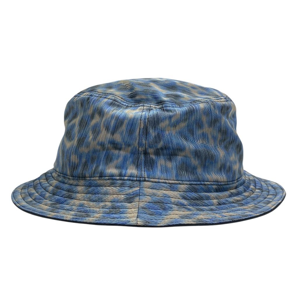 Dior Bucket Hat Pa-ray-for-gi-o-chien's Collaboration Hat All Over Pattern Blue — view 4