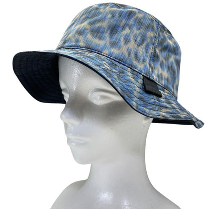 Dior Bucket Hat Pa-ray-for-gi-o-chien's Collaboration Hat All Over Pattern Blue — view 9